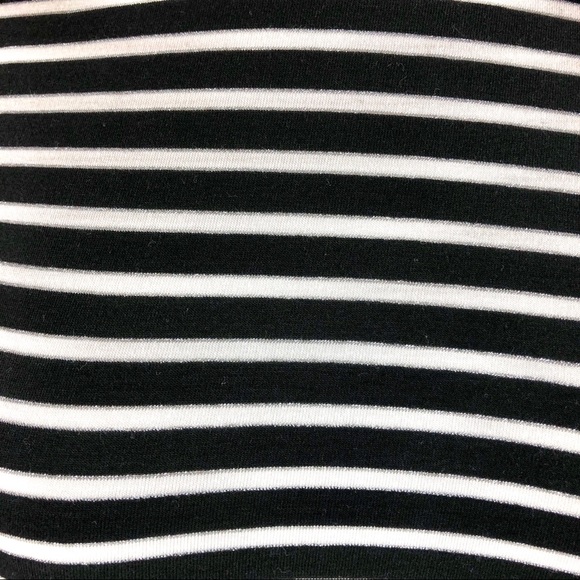 Express Top Striped Long Sleeve Turtleneck - Picture 3 of 8